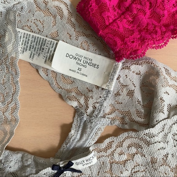 GILLY HICKS Pack of 2 Lace Thongs - Picture 3 of 7